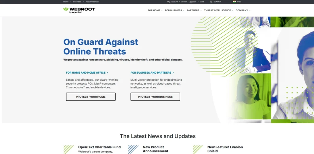 Antivirus Software for Laptops - Webroot Secure Anywhere Antivirus