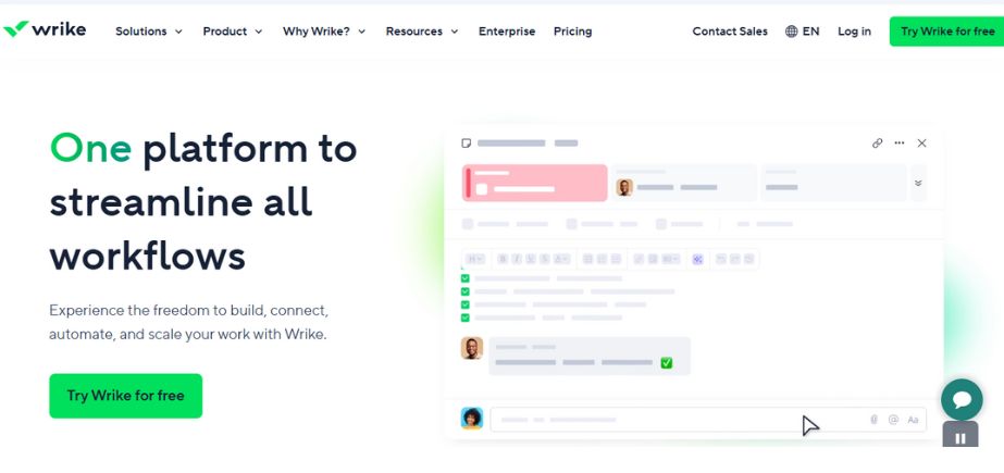 Marketing Project Management Tool - Wrike