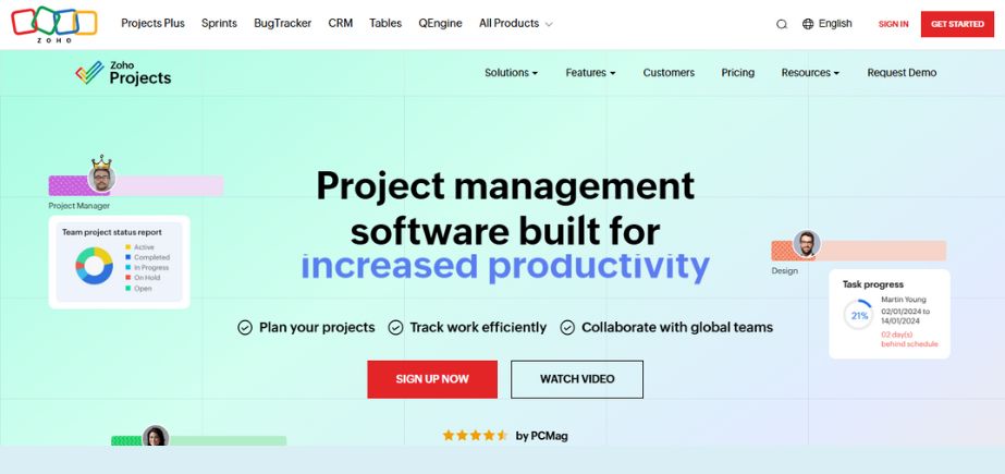 Marketing Project Management Tool - Zoho Projects