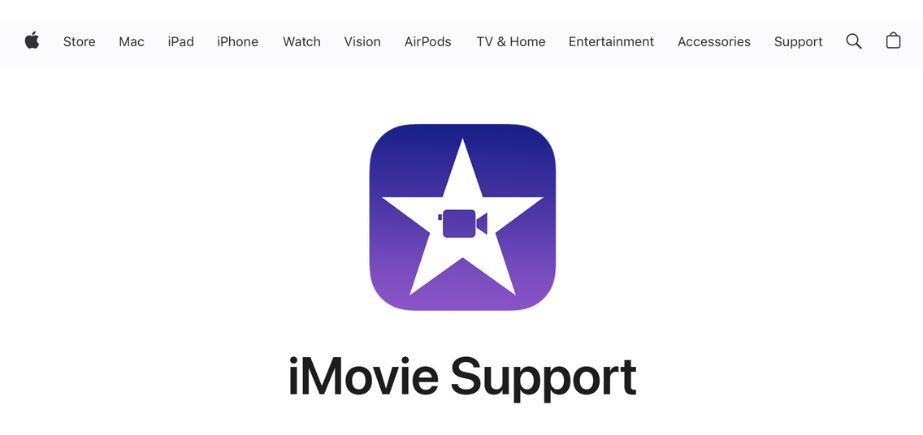 Video Editing Software - iMovie