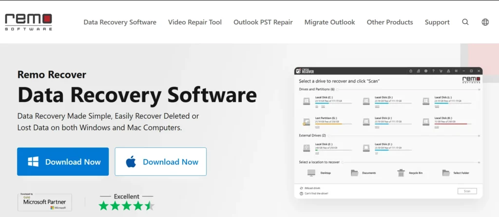 Data Recovery Software - Remo Recover Mac