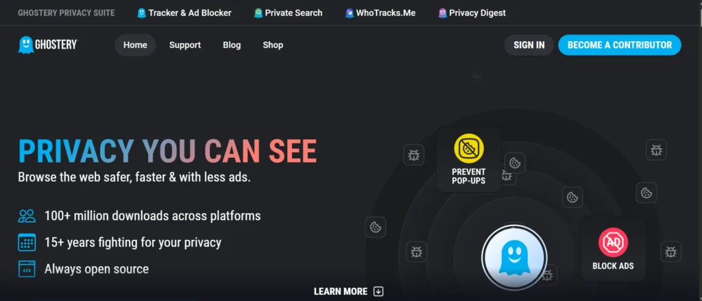 Ad Blocker Software – Ghostery

