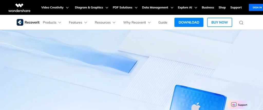 Data Recovery Software - Wondershare Recoverit for Mac