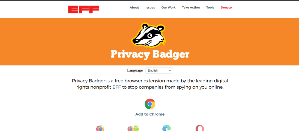 Ad Blocker Software – Privacy Badger

