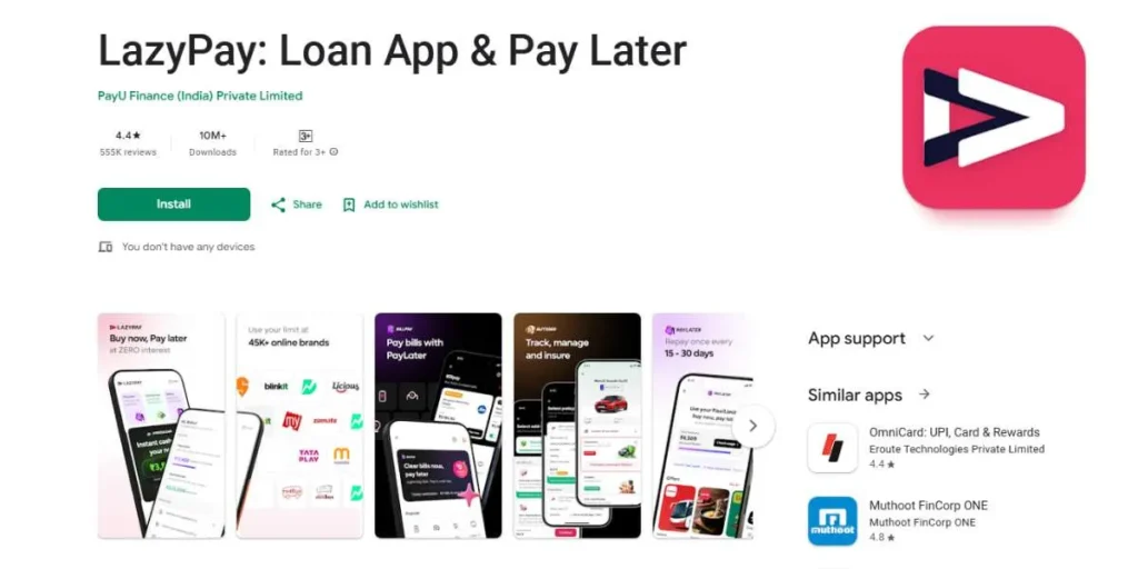 7 Days Loan App List