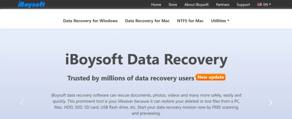 Data Recovery Software - iBoysoft Data Recovery for Mac