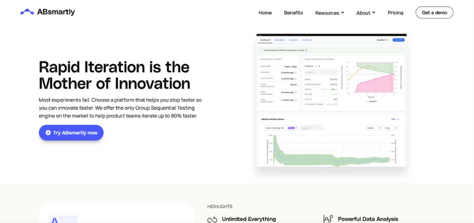 AB Smartly - A/B Testing Tools