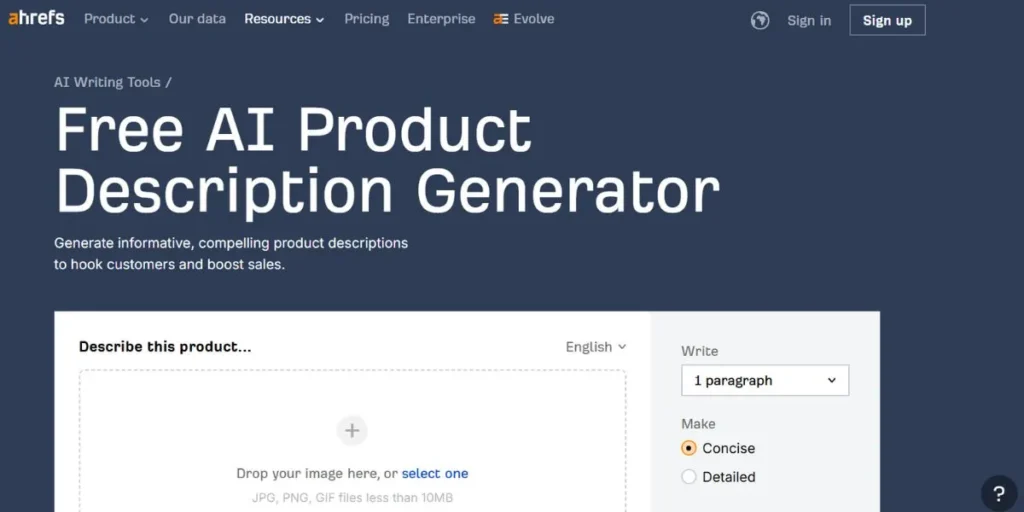 AI Product Description Generator