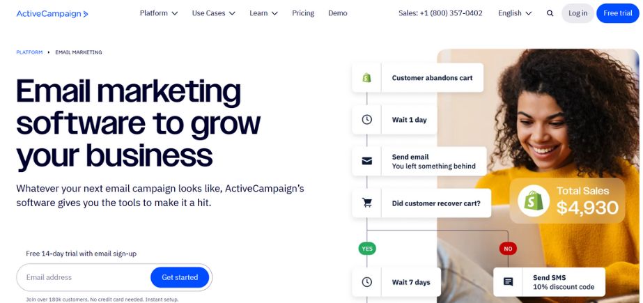 ActiveCampaign - email marketing tools