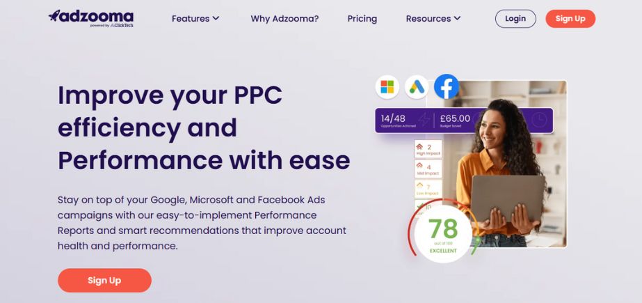Adzooma - best facebook ads tools