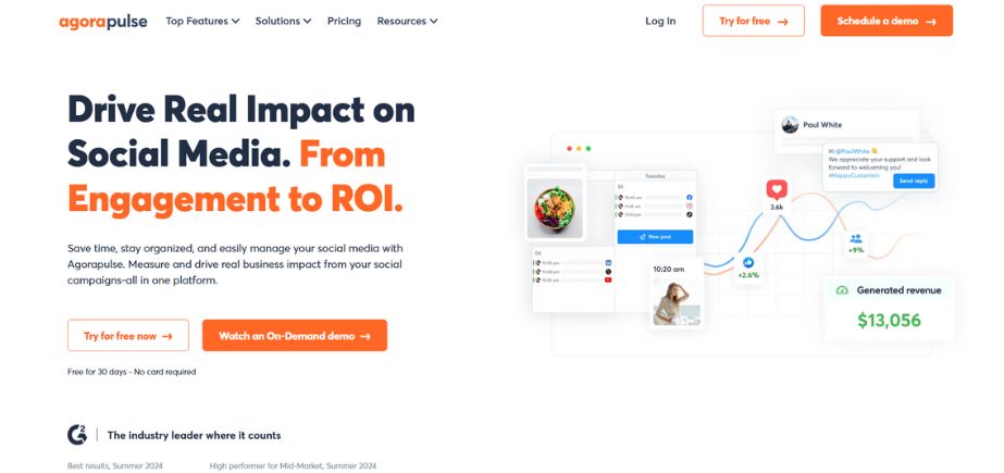 AgoraPulse - Brand Monitoring Tools