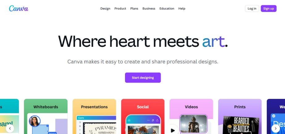 Canva - best facebook ads tools