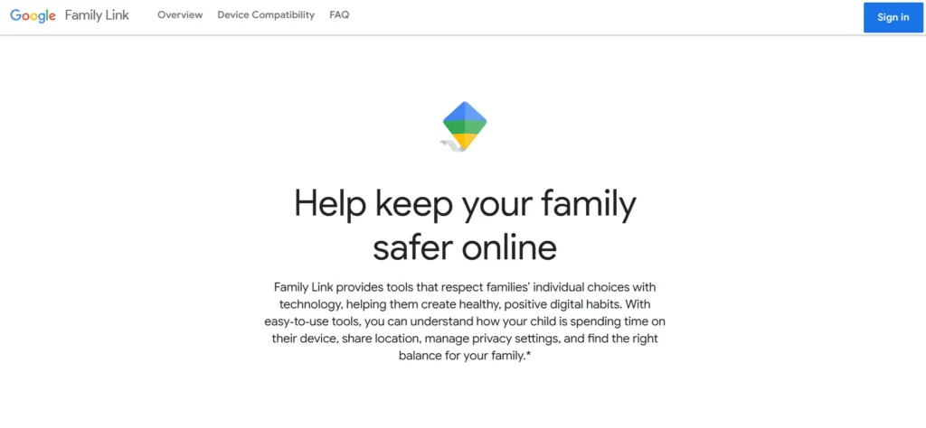 Parental control software - Google Family Link