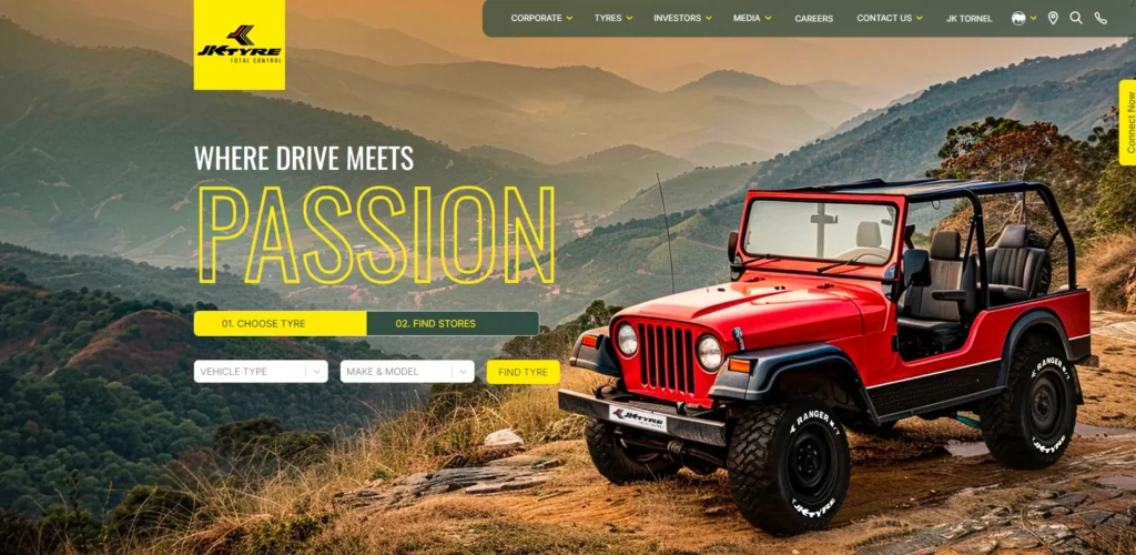 Tyre Brand in India - JK Tyre