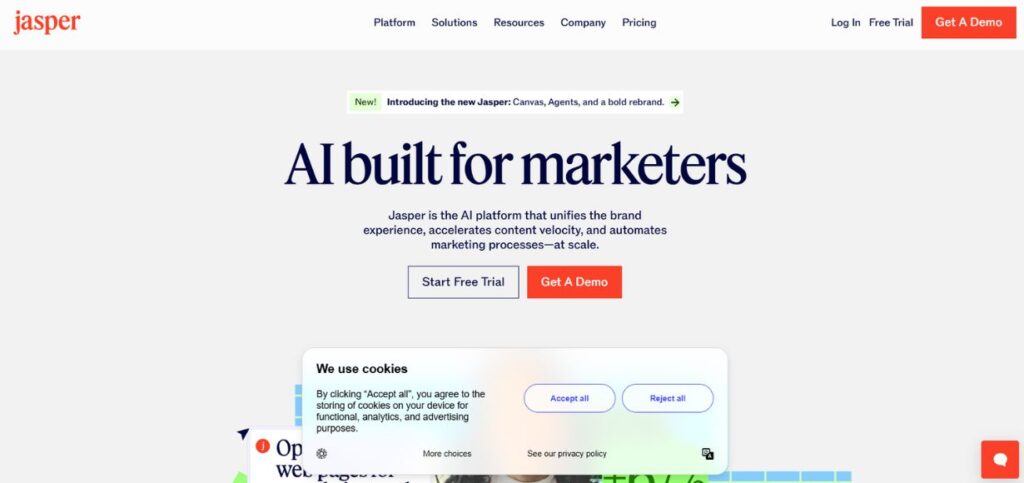 Jasper-Best AI Rewriter Tools