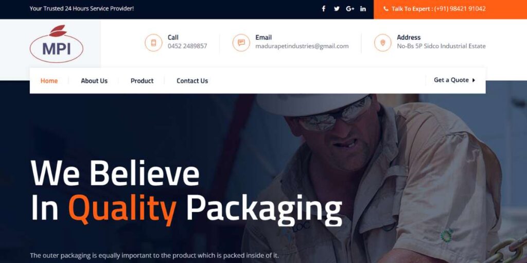 Manufacturing Companies in Madurai