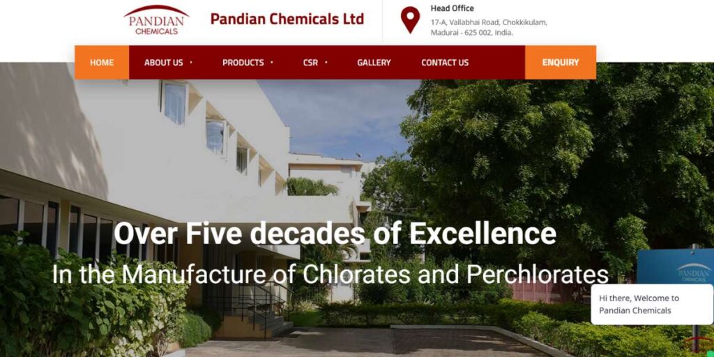 Manufacturing Companies in Madurai
