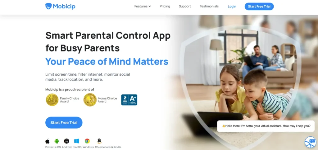 parental control software - Mobicip
