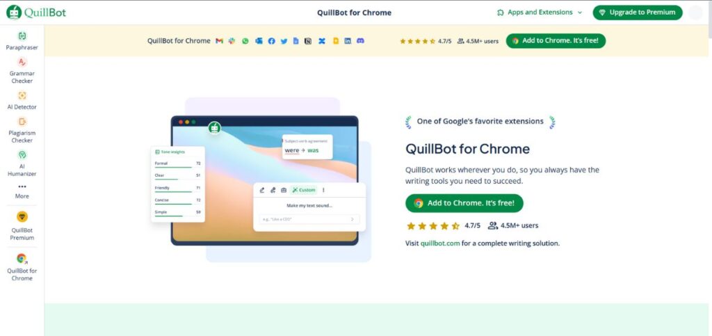 Quillbot-Best AI Rewriter Tools