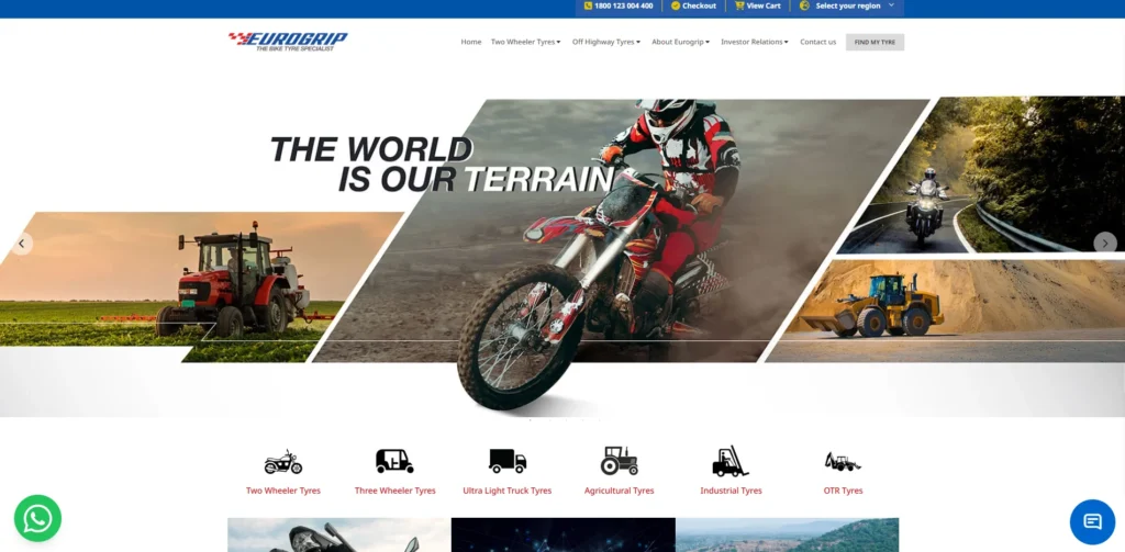 Tyre Brand in India - TVS Eurogrip