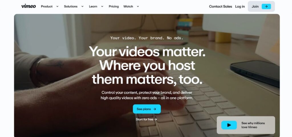 Vimeo-Top 10 OTT Software Solutions