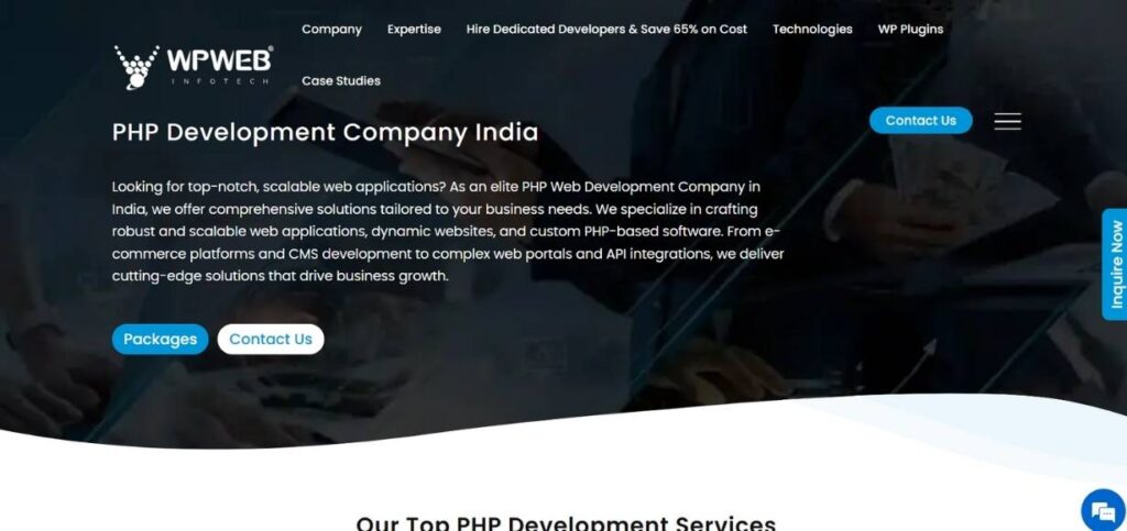 PHP Development Companies in India