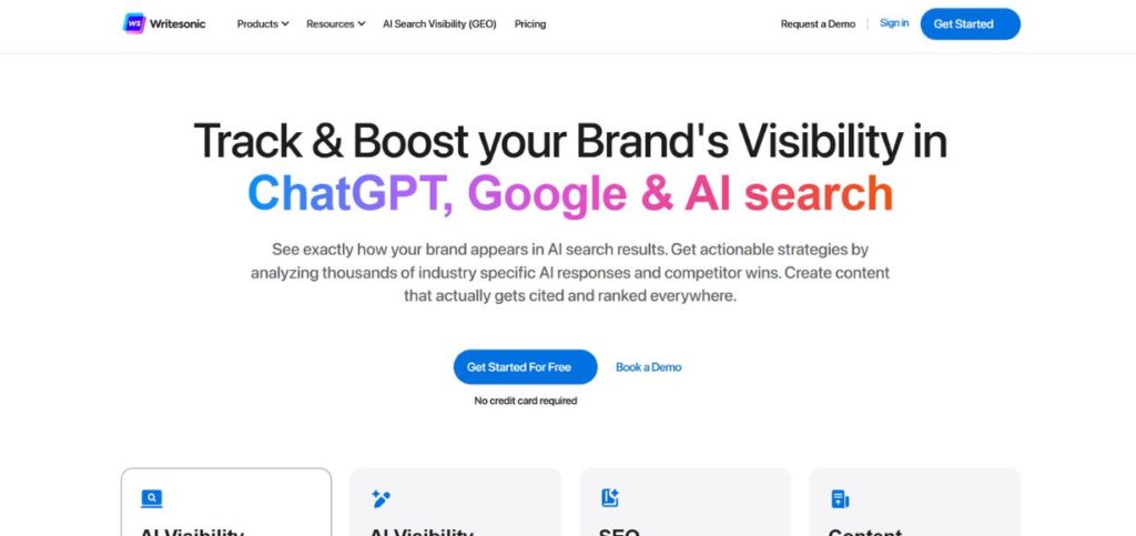 Writesonic-Best AI Rewriter Tools