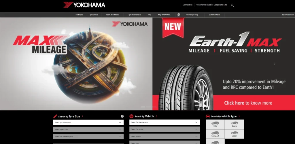 Tyre Brand in India - Yokohama Tyres