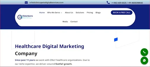 Digital Marketing Agencies - ClinicSpots Digital Service