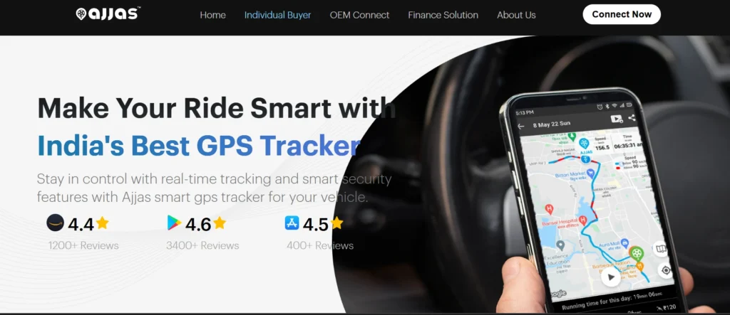 Vehicle GPS Tracker in India - Ajjas GO GPS Tracker