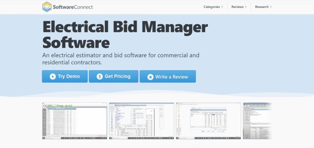 Electrical Bid Manager-Electrical Contractor Software