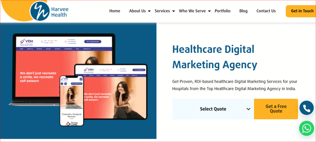 Hospital Marketing Agencies in India - Harvee Healthcare: Data-Driven Healthcare Marketing Solutions