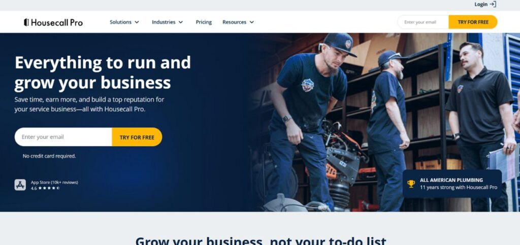 Housecall Pro-Electrical Contractor Software
