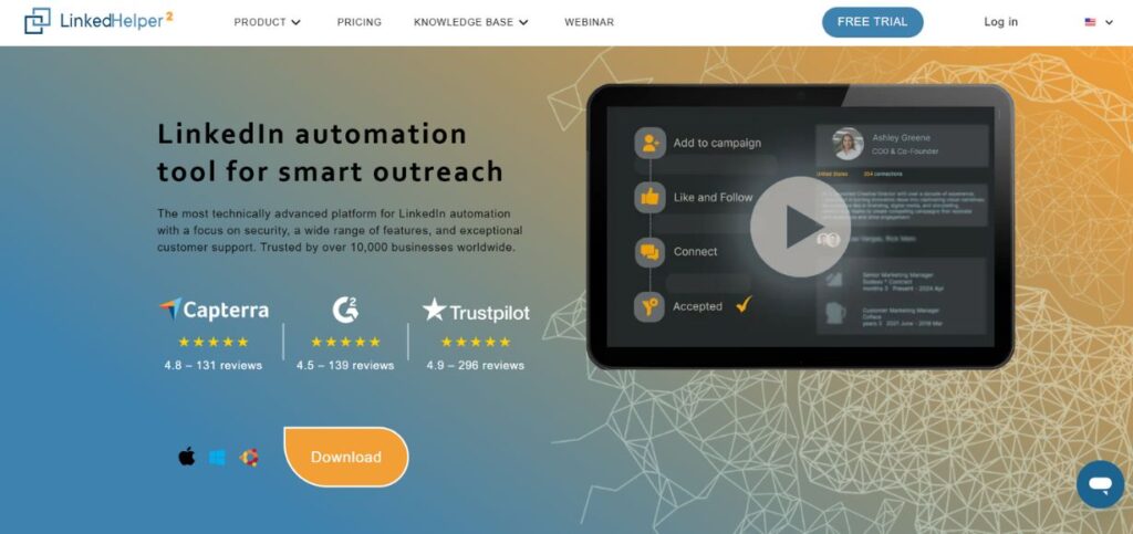Linked Helper 2-LinkedIn Marketing Tools