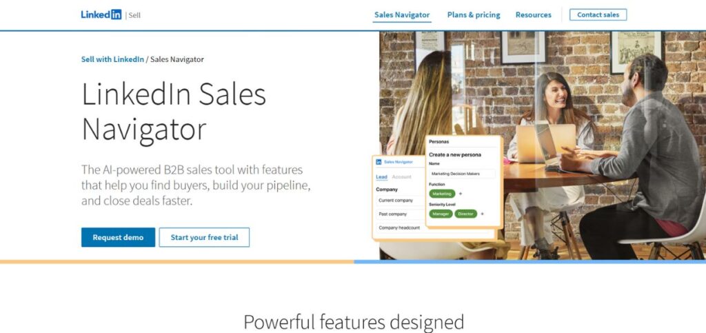 LinkedIn Sales Navigator-LinkedIn Marketing Tools