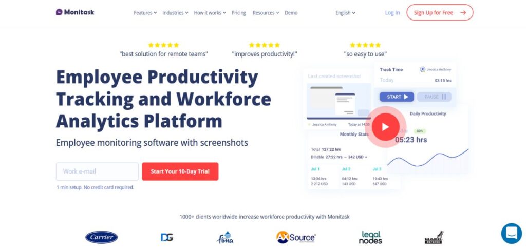 Monitask-Attendance Tracking Software
