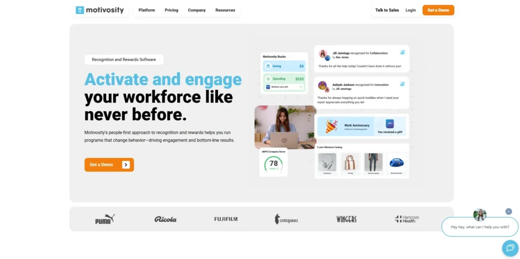 Motivosity- Employee Recognition Software