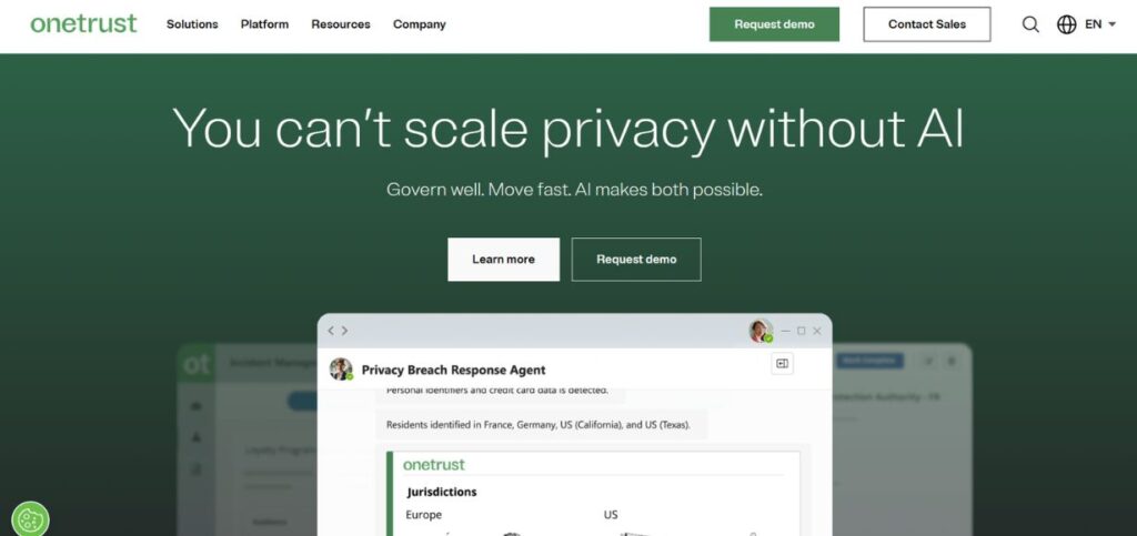 OneTrust-GDPR Compliance Software