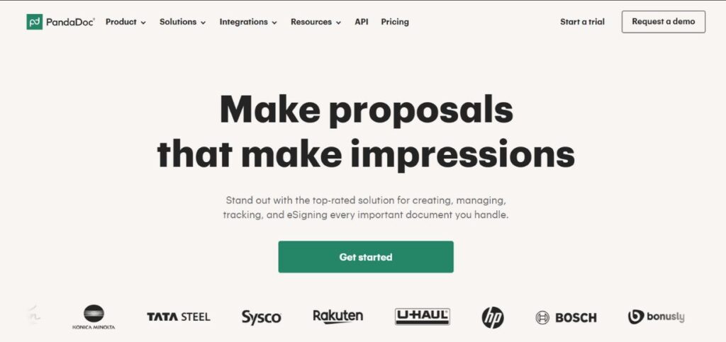 PandaDoc-Proposal Software Tools