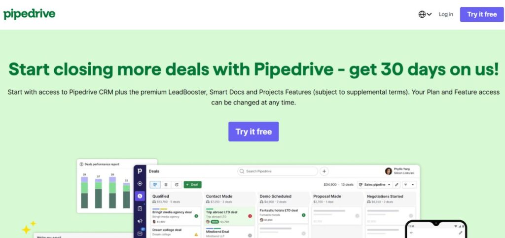 Pipedrive-Workflow Management Platforms