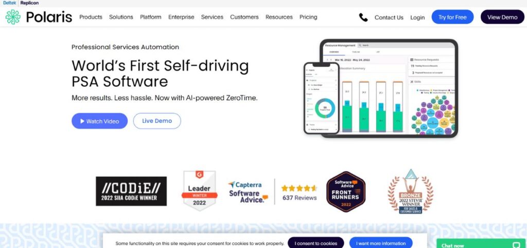 Polaris PSA-Professional Services Automation Software