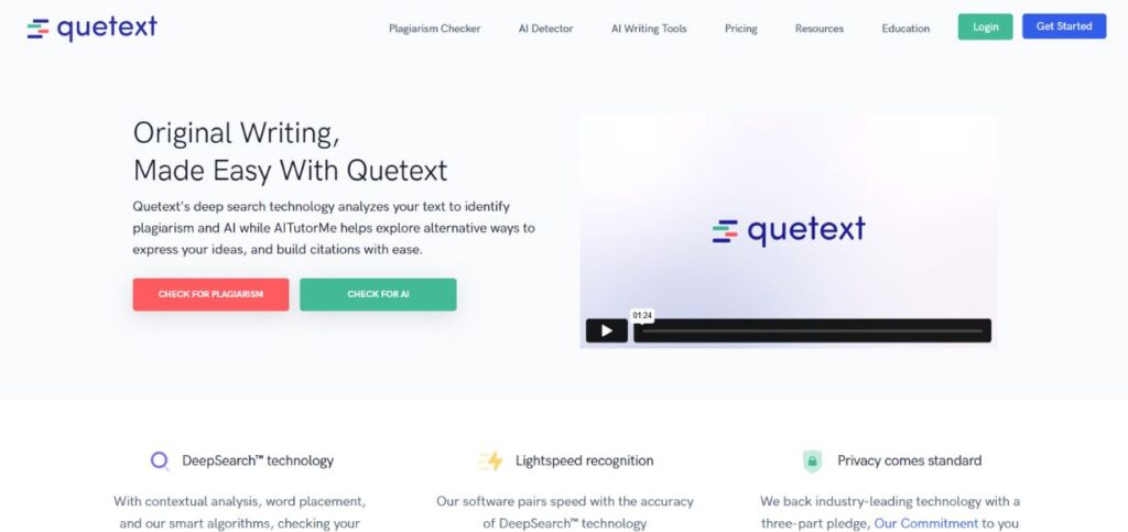 Quetext-Best Plagiarism Checker Tools