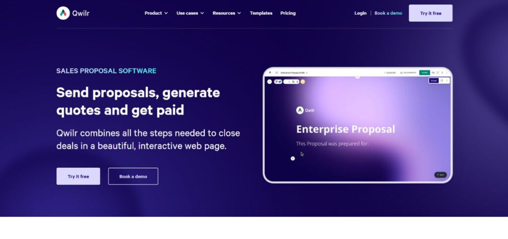 Qwilr-Proposal Software Tools