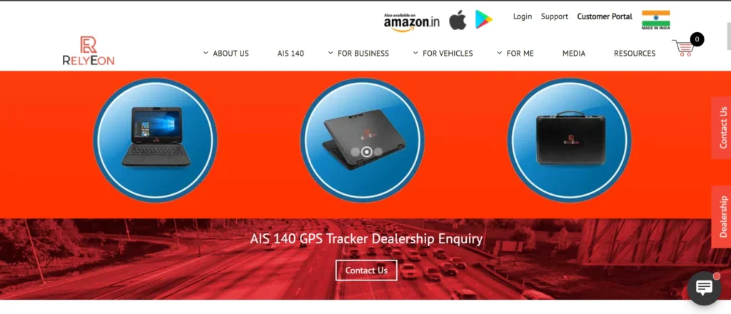 Vehicle GPS Tracker in India - RelyEon REVT103 Trackr