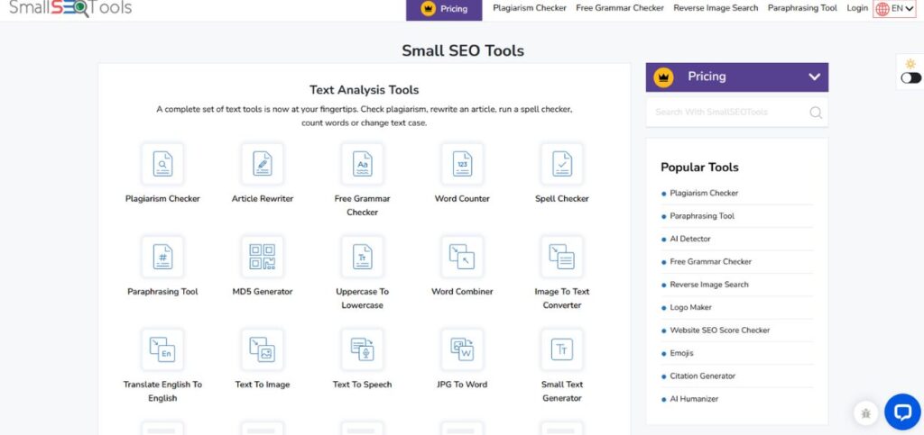 Small SEO Tools-Best Plagiarism Checker Tools