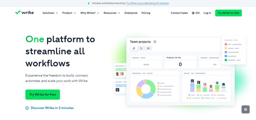 Wrike-Professional Services Automation Software