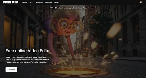 AI Video Editor - Freepik Video Editor