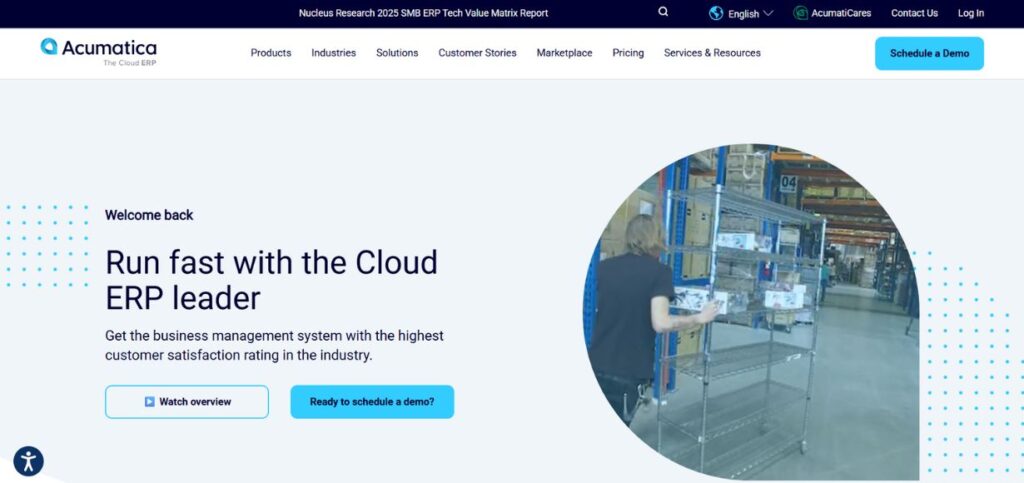 Acumatica Cloud ERP-ERP Software