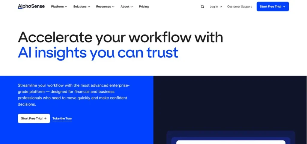 AlphaSense-AI Tools for Financial Research