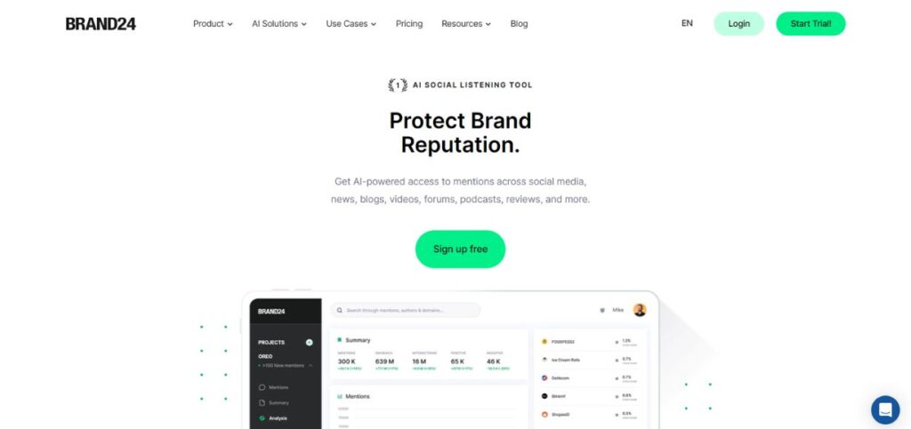 Brand24-AI Social Listening Tools